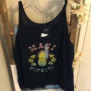 Navy blue Maui ripcurl tank